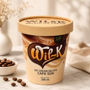 Kem Gelato Hương Cafe Sữa