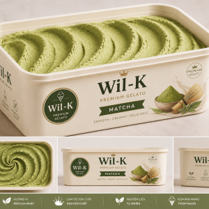 Kem Gelato Hương Matcha